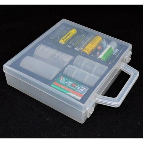 1PC 6XAAA Battery+5XAA Battery Holder Case Portable Plastic Battery Storage Box Case Organizer Container Aa Aaa Rangement Pile