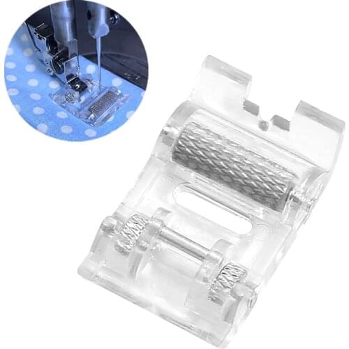 1Pc Durable Low Sewing Machine Roller Presser Foot For Low Shank Snap On Singer Brother Babylock Janome