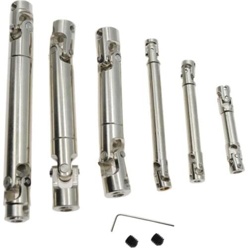 1pcs Universal Transmission Telescopic Shaft Joint Binodal Coupler Motor Connector Rear Telescopic Shaft for Model Car