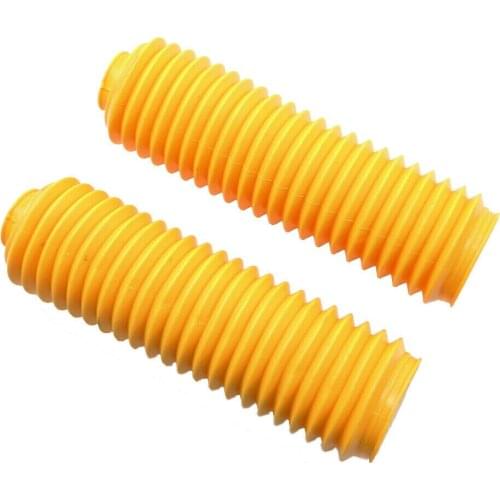 35mm Fork Motorbike Yellow Rubber Boot Dust Jacket Cover For Honda Dirt Off Bik