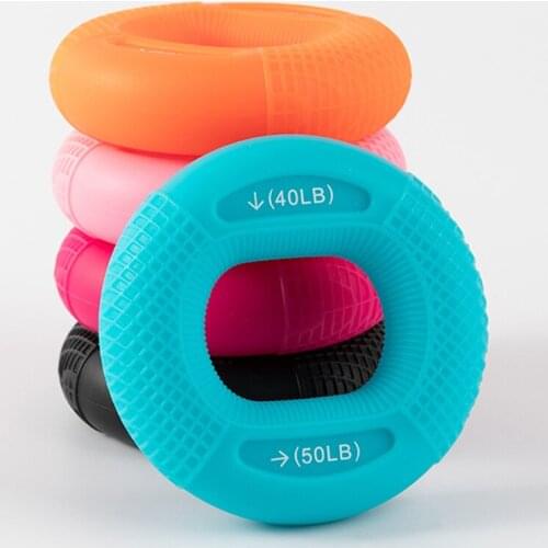 70/80LB Portable Hand Grip Gripping Ring Carpal Finger Trainer Grip Strength Rehabilitation Stress Ring Ball