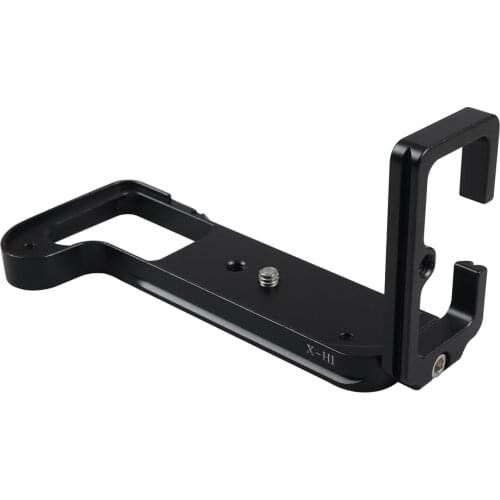FITTEST LB-XH1 L-shaped Shoot Quick Release L Plate L Bracket Base Grip Tripod Holder Hand Grip for Fujifilm Fuji XH1 X-H1