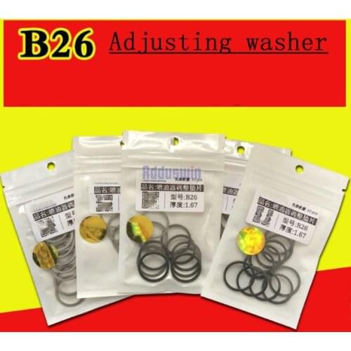 B26 diesel common rail injector nozzle armature lift travel adjusting washers gaskets for BOSCCH 120