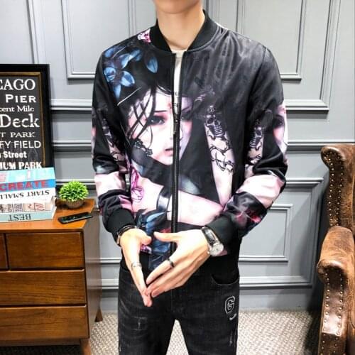 Jacket+sweatpant) Clothing 2020 Autumn Tracksuit Men Girl Face Print Jogginganzug Herren Ropa Hombre De Marca