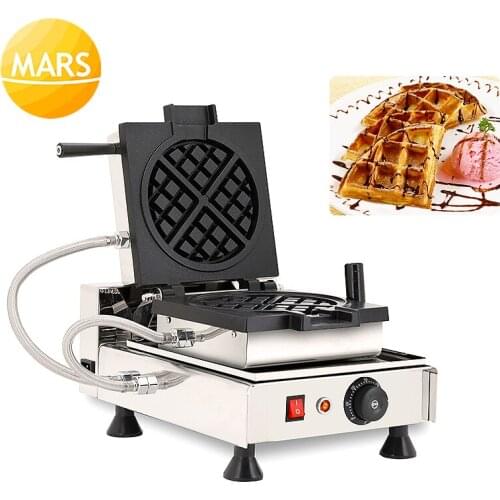 New Snack Machine Round Waffle Maker Machine Crispy Waffles Cake, Vertical Waffle Maker Elecric Bubble Waffle Iron Cake Oven