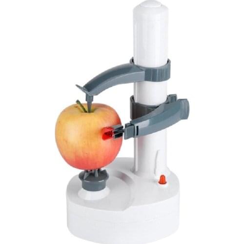 Multifunction Electric Vegetables Fruit Apple Peeler Automatic Peeling Machine Touch Rotate Peeler Stainless Steel Blades