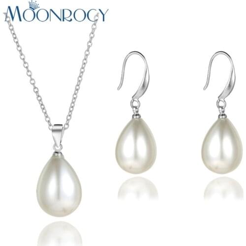 MOONROCY Pearl Necklaces For Women