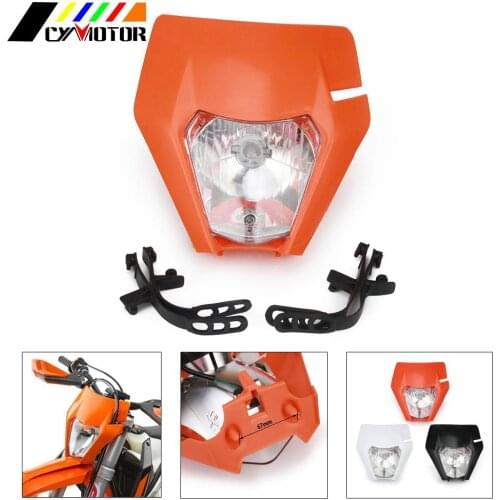 Motorcycle Universal Headlight Head Lamp Light For KTM EXC EXCF XC XCF XCW XCFW MX EGS SX SXF SXS SMR 125 250 300-500 Dirt Bike