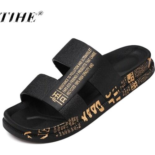 Zapatillas Hombre 2019 Summer New Sandals Men Trend Flats Slippers Shoes Male Comfortable Flip Flops Outdoor Leisure Beach Shoes