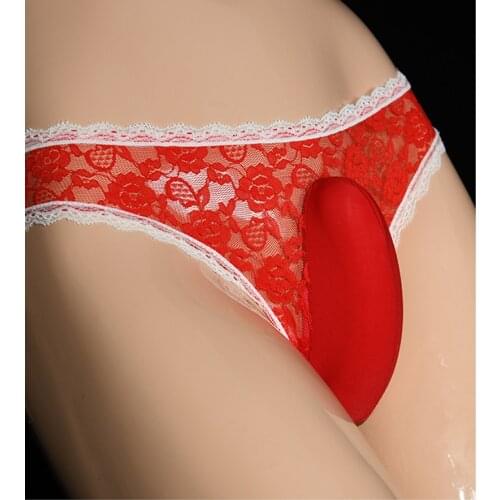 Man Lingerie Oil large Pouch bag g strings men underwear sexy gay lace breathable thong underpants