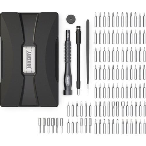 JAKEMY JM-8177 Precision Screwdriver Set Magnetic Bits Aluminum Alloy Handle Screw Driver for iPhone Computer Repair Tools