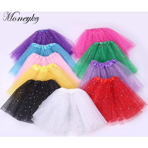 2020 New Summer Baby Girls Skirts Candy Color Childrens Clothing Sequins Girls Tutu Skirts Fashion Kids Dance Pettiskirt