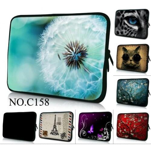 New Fashion Universal Soft Neoprene Laptop Sleeve Case Netbook Bag Pouch Cover for 10.1 11.6 12 13 13.3 14 15 15.6 17 17.4 Inch