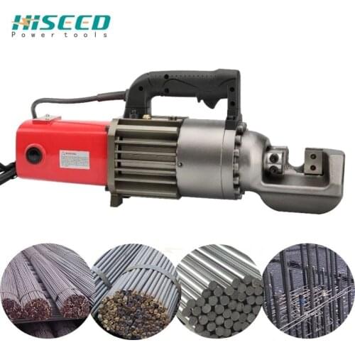 Single Operated Portable Hydraulic Steel Rebar Cutter Machine Blue RC-16 to cut off construction rebar