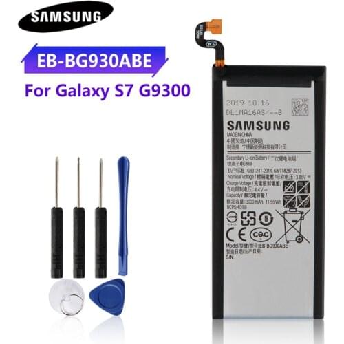 Original Battery EB-BG930ABE EB-BG930ABA For Samsung GALAXY S7 G9300 G930F G930A G9308 SM-G9300 Replacement Battery 3000mAh