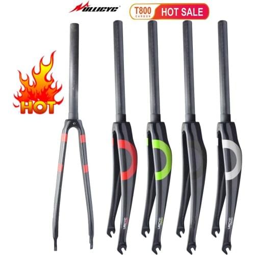 Circular tube type bow-shaped Front fork Superstrong 3K 700C Road Bicycle full carbon fiber Front Fork QC420 Free Ship