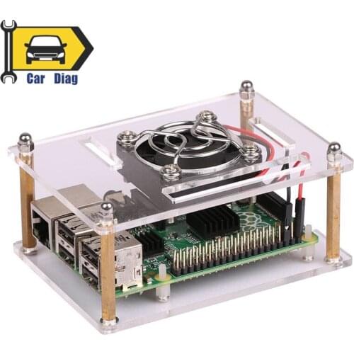 CJRSLRB Raspberry Cluster Shell Durable Plastic Pi Case a Perfect Fit for Your Raspberry Pi Model B+ B Plus