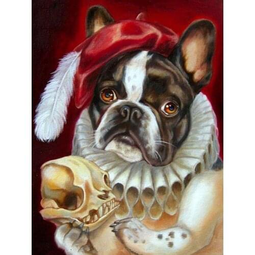 Sale 5D DIY Full Square Dog Diamond Painting Animal Diamond Embroidery Rhinestone Living Room Decoration Wall Art Design FH717