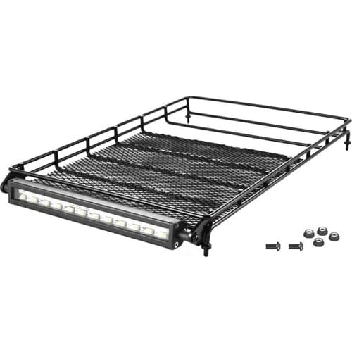 RC Spare Parts P860016 Roof Rack with Light Bar for RGT EX86100 Rock Cruiser RC Crawlers