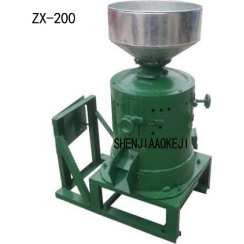 Rice mill paddy rice husk peeling machine ZX-200 corn grits grinder grain mill machine high output peeling rice mill 380V 1pc