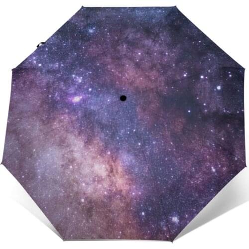 Galaxy Windproof Automatic Folding Inverted Umbrella Portable Paraguas for Man Woman