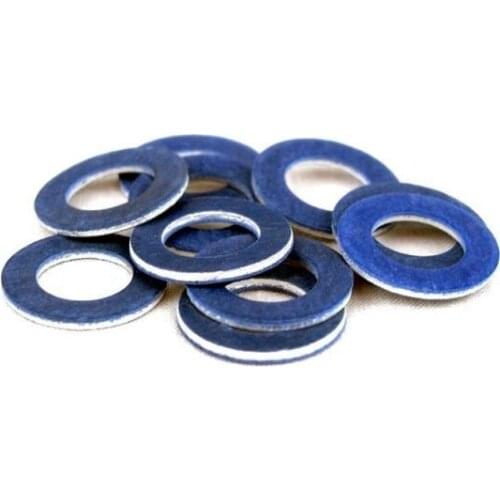 10pcs 5 x 0.3 x 1.7inch car Engine Oil Drain Plug Washer 90430-12031 FOR TOYOTA car care accessories