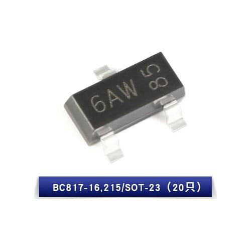 100PCS/LOT BC817 6D BC817-16 6A BC817-25 6B BC817-40 6C SOT23 SMD 100% Original New