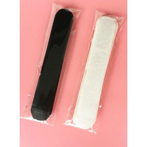 20pcs Sweat Cap Pads Anti Perspiration Disposable Hat Sticker Sweat-Band Deodorants Liner Absorbing Sweat Black/White Unisex