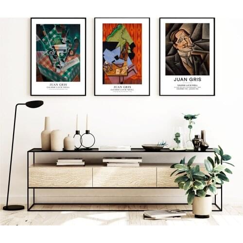 Abstraction Violin Playing Cards Wall Art Canvas Painting Nordic Posters and Prints Wall Pictures for Living Home Decoration