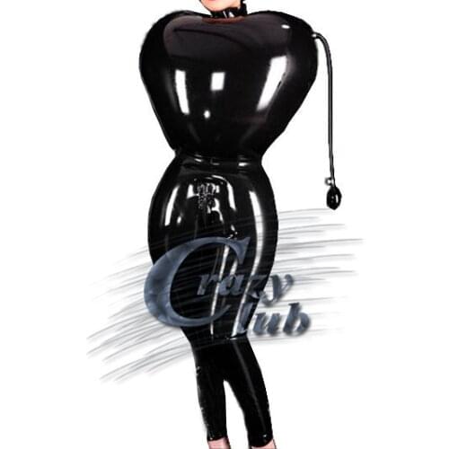 Crazy club_Sexy Women Latex Bottoms Fetish Inflatable latex pants Latex Bondage Free Shipping Fast Delivery