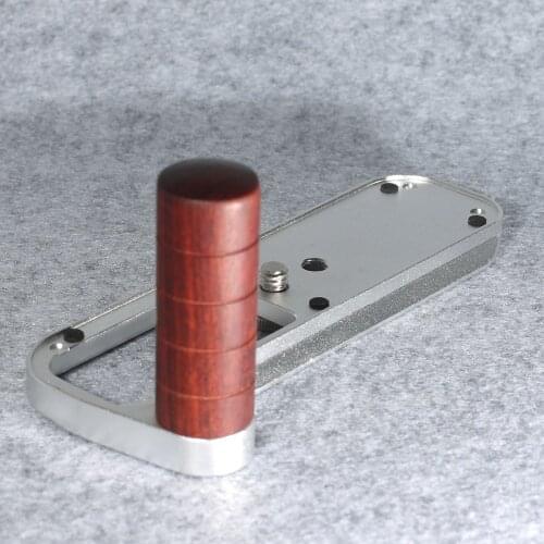 Wooden Wood Circular Hand Grip Bracket Quick Release L Plate For FUJI X100F