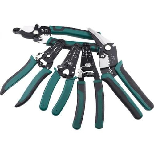 Cable Pliers Crimping Pliers Practical Metal Nippers Tool Multi Function Red Multi Function Pliers Durable Wire Stripper cutter