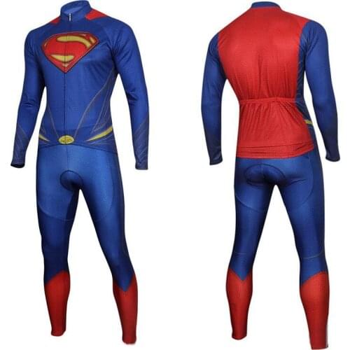 Super Hero Cycling Jersey Set Men 2021 Road Bike Clothing Male Triathlon Suit Maillot Mtb Bicycle Clothes BIB Kit Dress Uniform