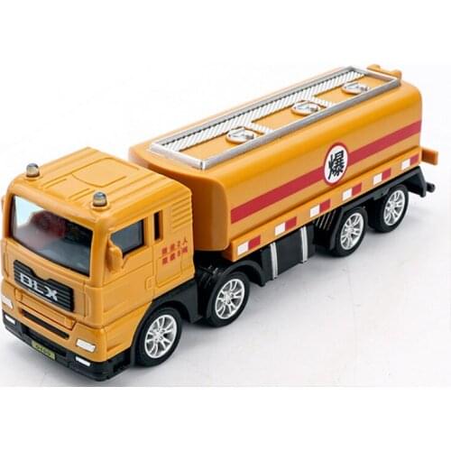 Metal Mine Truck Veconcrete Mixing Vehicle Oil Tanker Traiter Vehicle Model Truck Machine Model Toy Engineering Truck F Toy Gift