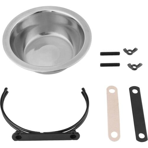 Dog Bowl Diner Dish Stainless Steel Hanging Pet Puppy Cat Food Water Feeder Pet Products Dog Supplies