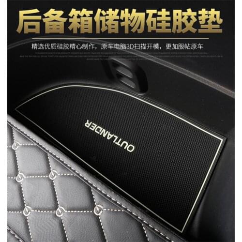 Multi-function Car Organizer Fixed Partitions Blocks Trunk Cargo Management Rear Trunk Cargo Holder For Mitsubishi Outlander