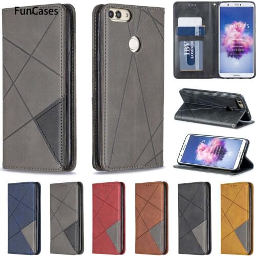 Mobile Cases For case Huawei P Smart Hoesje Solid Color Cute sFor Huawei cellular Enjoy 7S Honor 9 Lite PU Leather Phone Bag