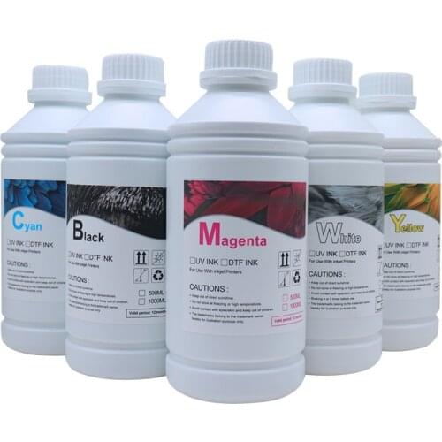 1000ML DTF Ink Kit For DTF Printer Direct Transfer Film Printer For DTF Transfer Ink For t shirt shoes All Fabric Print