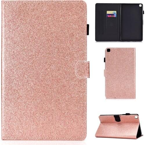 2020 Bling Glitter Pink New Tablet Case For Samsung Galaxy Tab S6 Lite 10.4 P610 P615 SM-P615 SM-P610 Coque Caqa Stand Shell