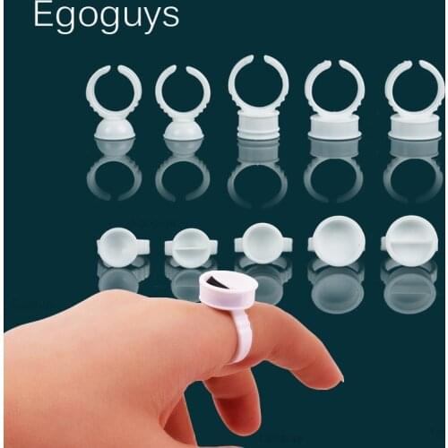 Disposable Eyelash Extension Glue Rings Cup Tattoo Color Container Pigment Pallet Pad Paint Plate Adhesive Saucer Palette Holder