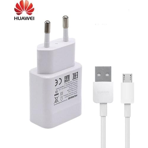 Original huawei Charger 5V 2A EU Charge Power Adapter Micro usb cable P8 mate 8 p9 lite p10 lite nova 3i/2i mate 10 lite p smart