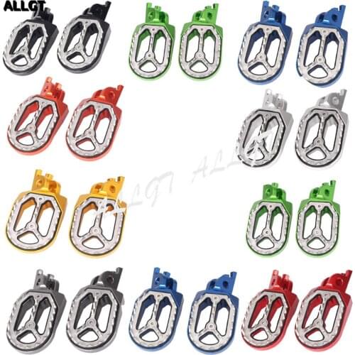 Shark Tooth Racing Foot Pegs Footrests For Kawasaki KX450F 2007-2015 & KX250 2005-2008