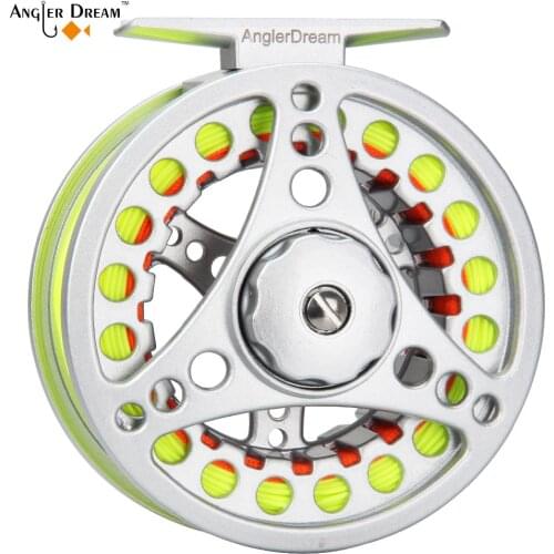 Fly Fishing 1/2 3/4 5/6 7/8 WT Reel Aluminum Alloy Gear Tackle Kit Combo