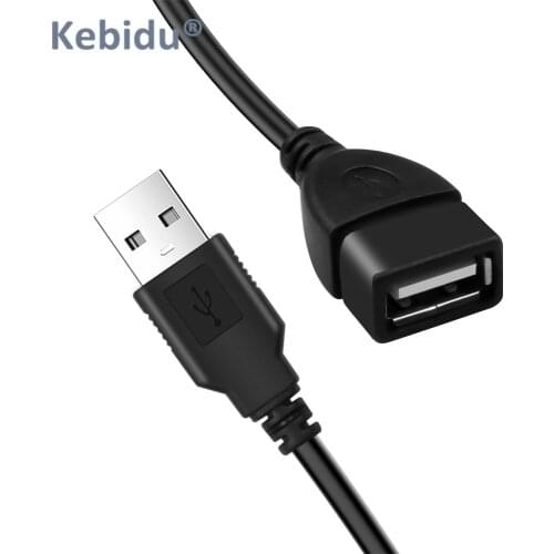 Kebidu USB Extension Cable 3m USB 2.0 Male to Female USB Cable Super Speed Data Sync Extension Cable Cord For PC Laptop Keyboard