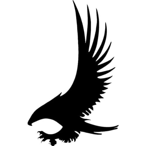 New Eagle With Its Wings Spread Window Decal Vinyl Sticker 15x10cm
