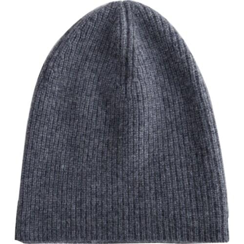 Winte fashion Womens wool Hats 100% Goat Cashmere Knitted Headgears Female Autumn & Winter new Soft Fashion Hat 3 Colors