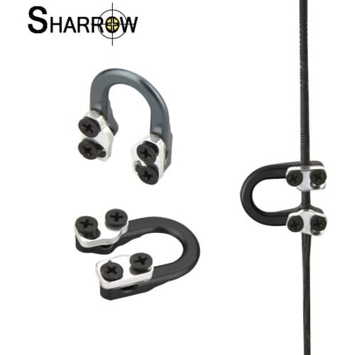 1pc Archery Metal D Ring U Nock Bowstring Safety Rope Aluminum Alloy Fit for Any Bow Release Aid Shooting Hunting Accessories