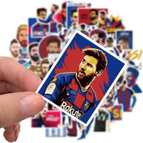 10/50Pcs Famous Soccer Stickers Football Laptop Skateboard Motorcycle Graffiti Suitcase Luggage Fridge Stickers Classic Toy Gift