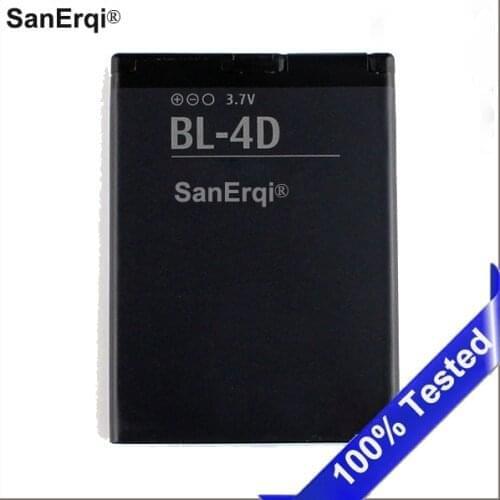 10pcs Battery For Nokia BL-4D phone battery for Nokia N97 Mini N8 N8-00 E5 E5-00 702T T7-00 E7 E7-00 BL4D 1200mAh Battery