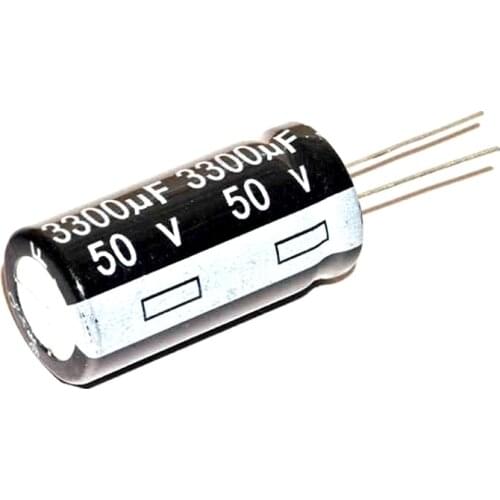 50V3300uf Volume 18x35mm aluminum electrolytic capacitor 5pcs
